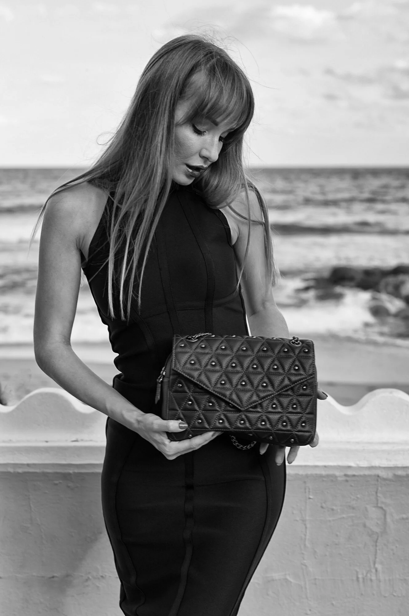The Vi Vante "Crush" Quilted Leather Ladies Purse Handbag, image 16