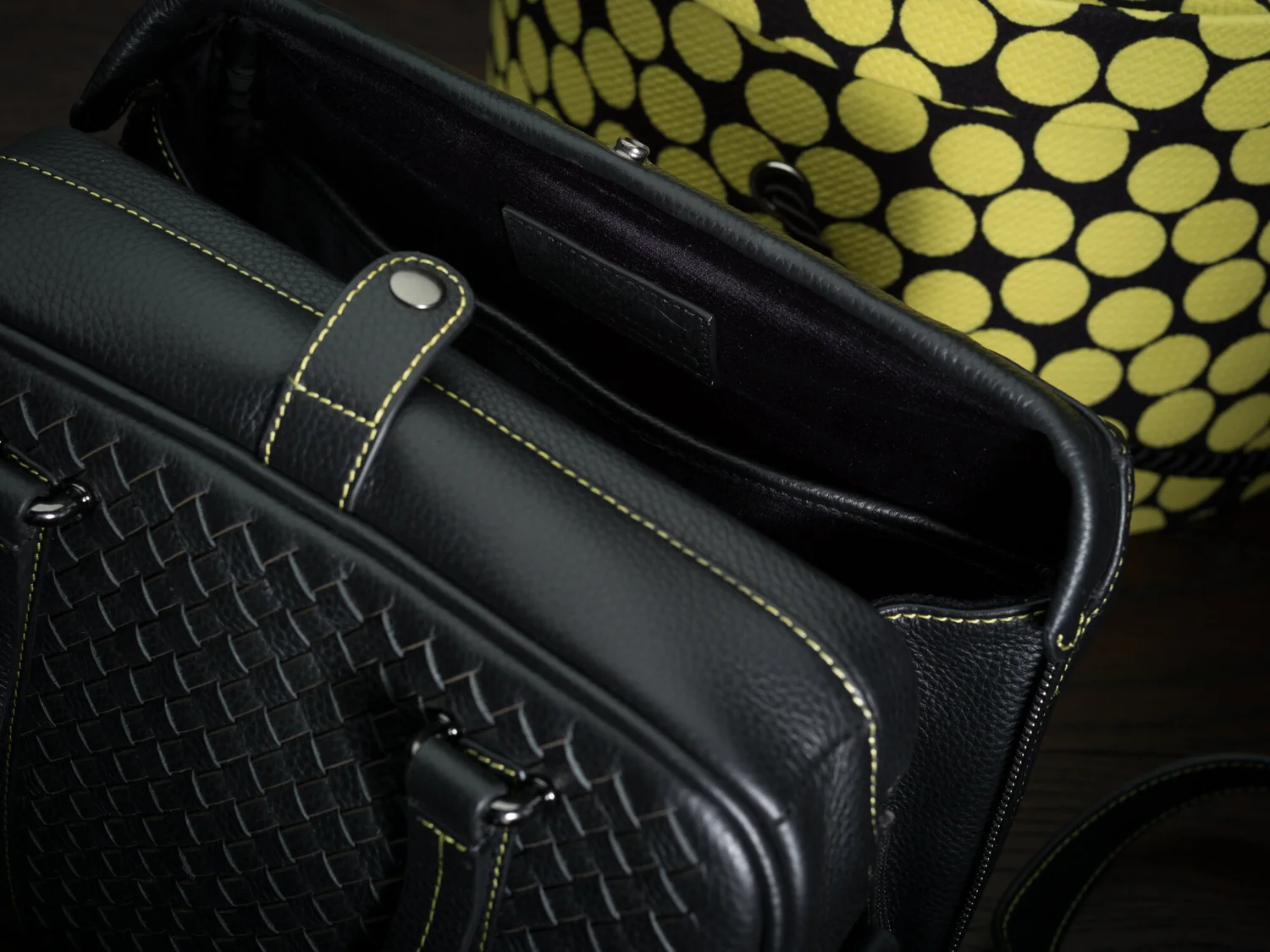 leather camera bag