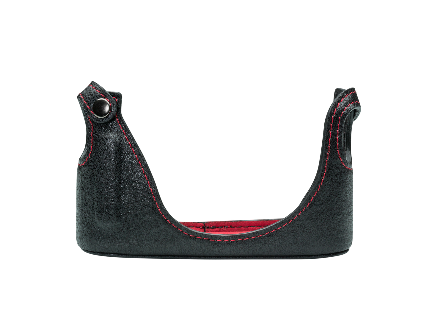 Vi Vante Leica M10/M11 Phoenix Half Case Black w/ Red Stitching and Interior, image 3