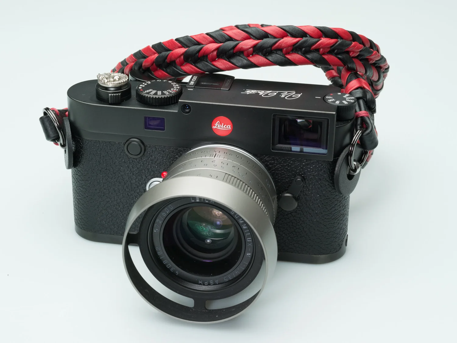 Leica camera side protection circles leather