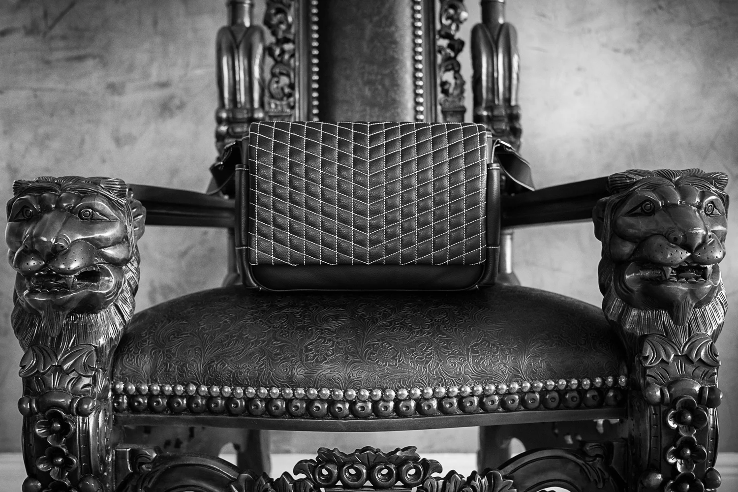 Vi Vante "Exotic" Full Size Quilted Leather Bag , image 24