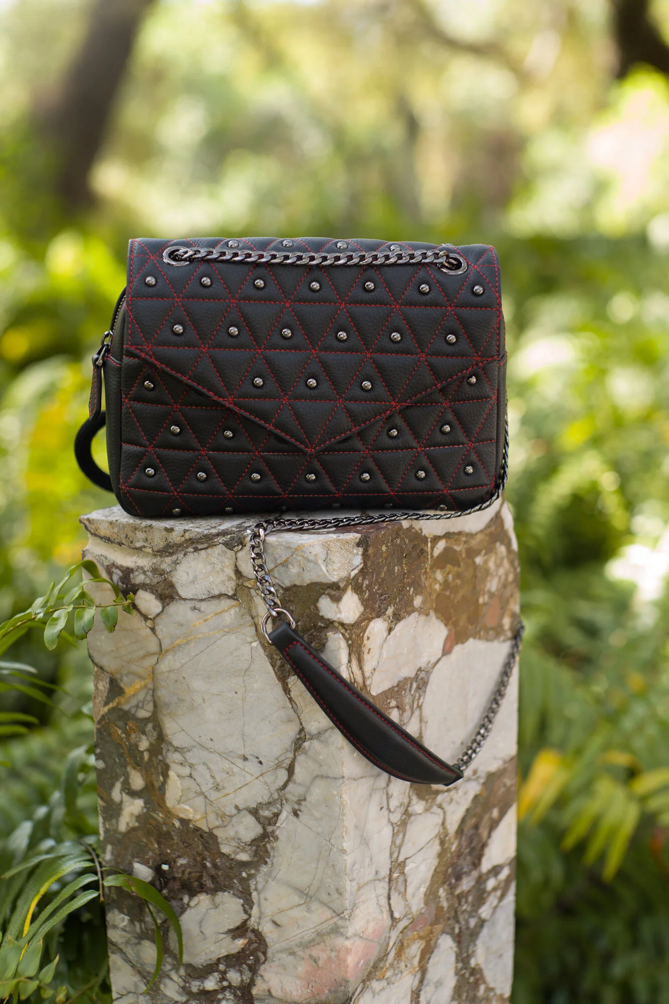 The Vi Vante "Crush" Quilted Leather Ladies Purse Handbag, image 32
