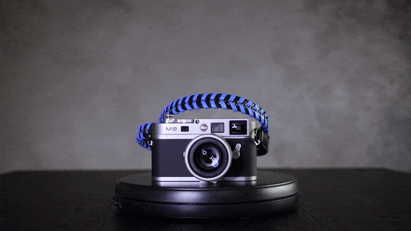 Vi Vante Ascari Sapphire Blue Napa Leather 47" Camera Strap, image 6
