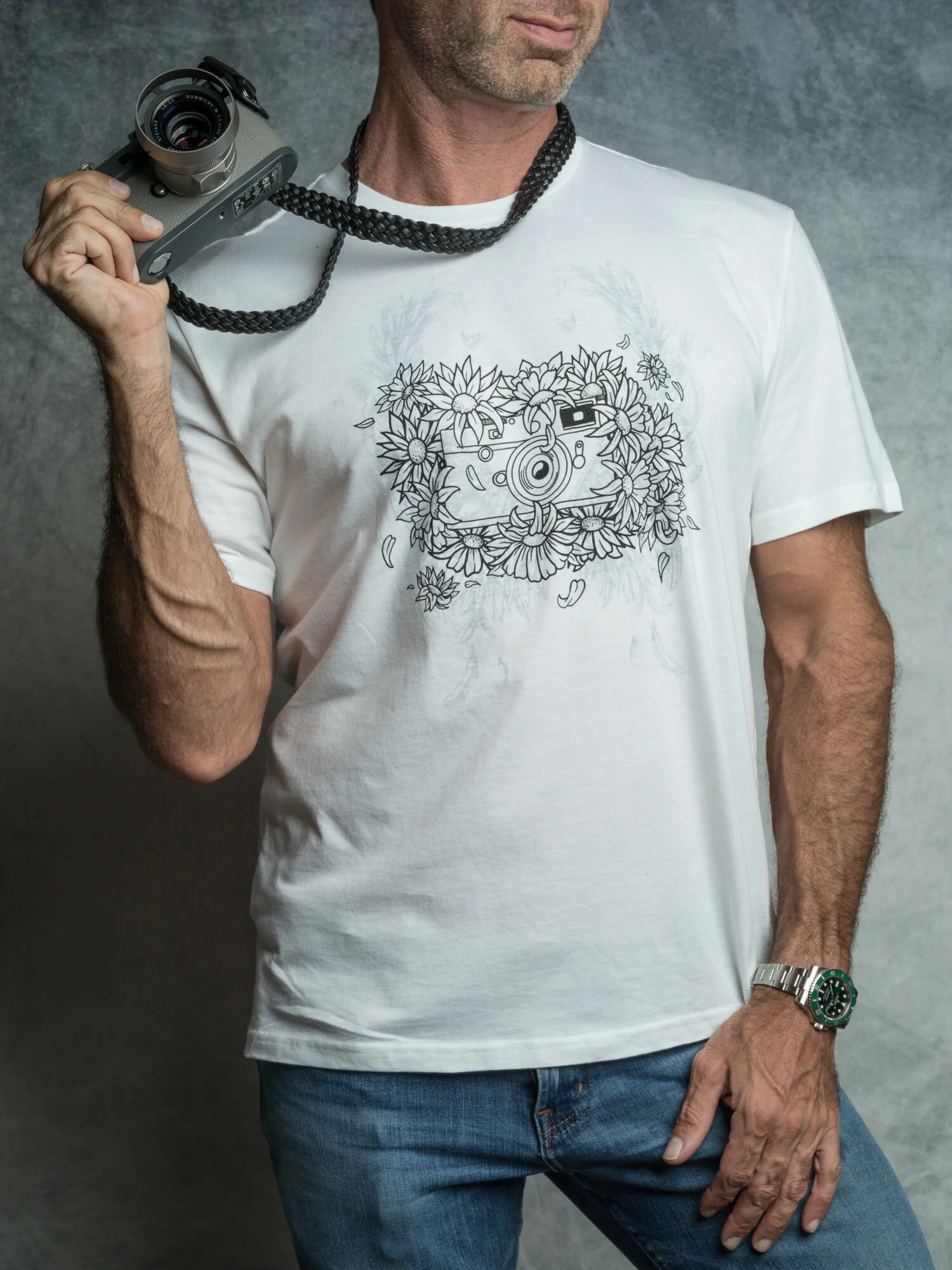 The Vi Vante "Camera Reborn" T-Shirt Mens Select Size, image 1
