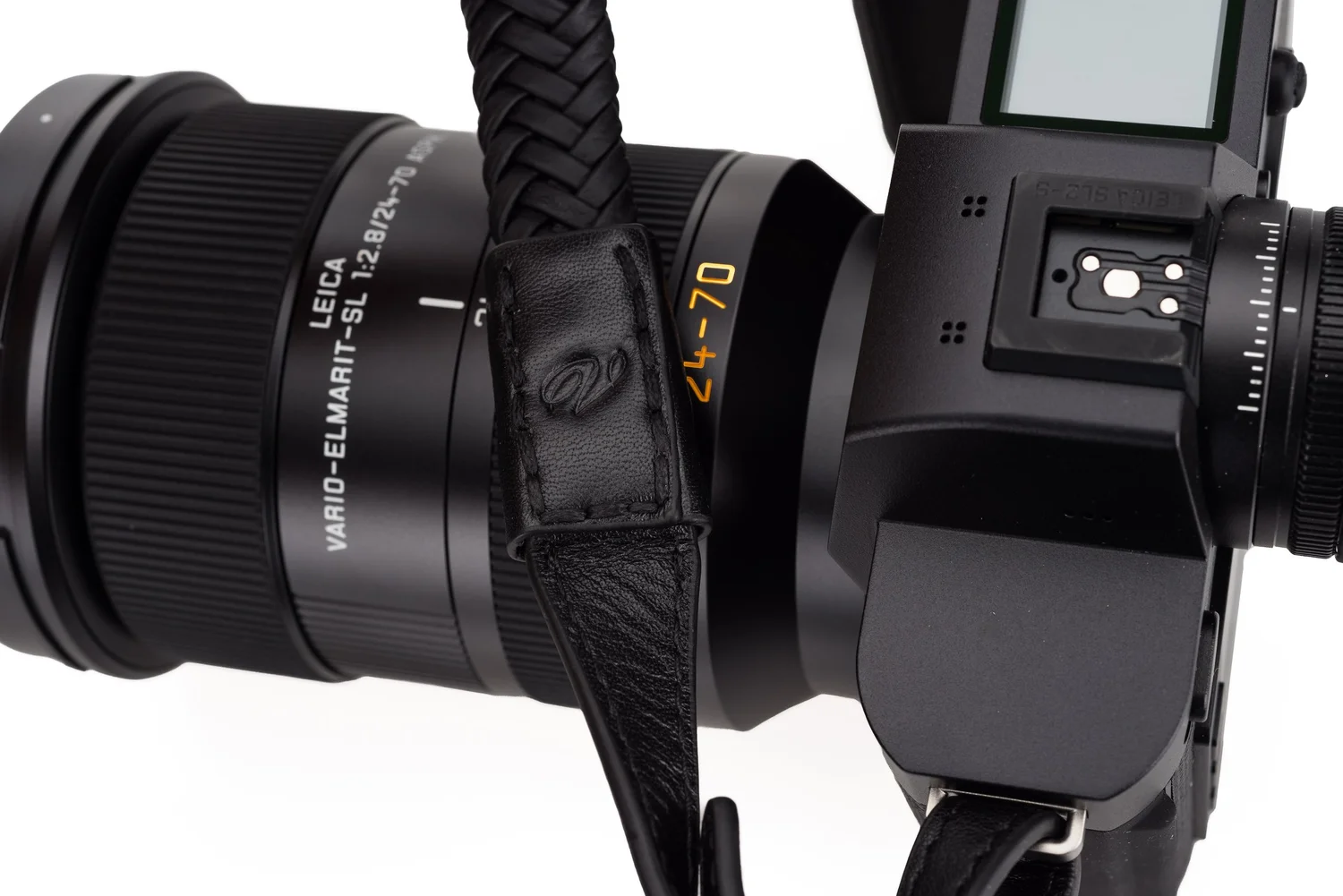 Vi Vante "Matador Noir" Leather Camera Strap for Leica S, SL II, and others with slotted strap mounts, image 25