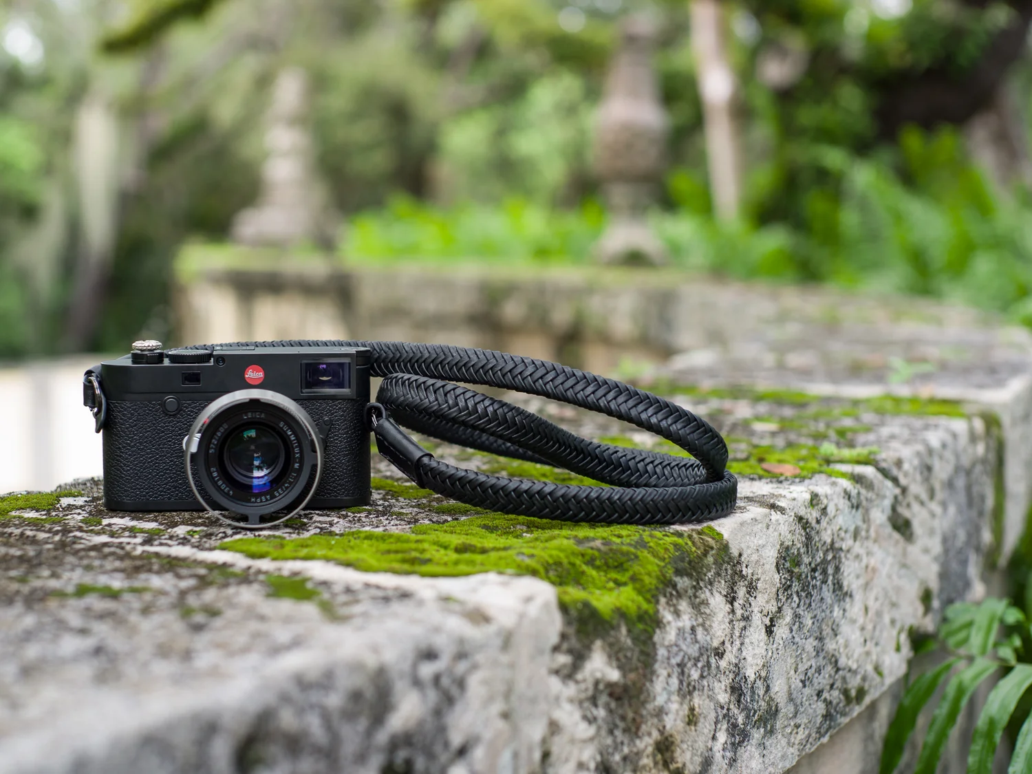 Leather Camera Strap Braided Leica M10
