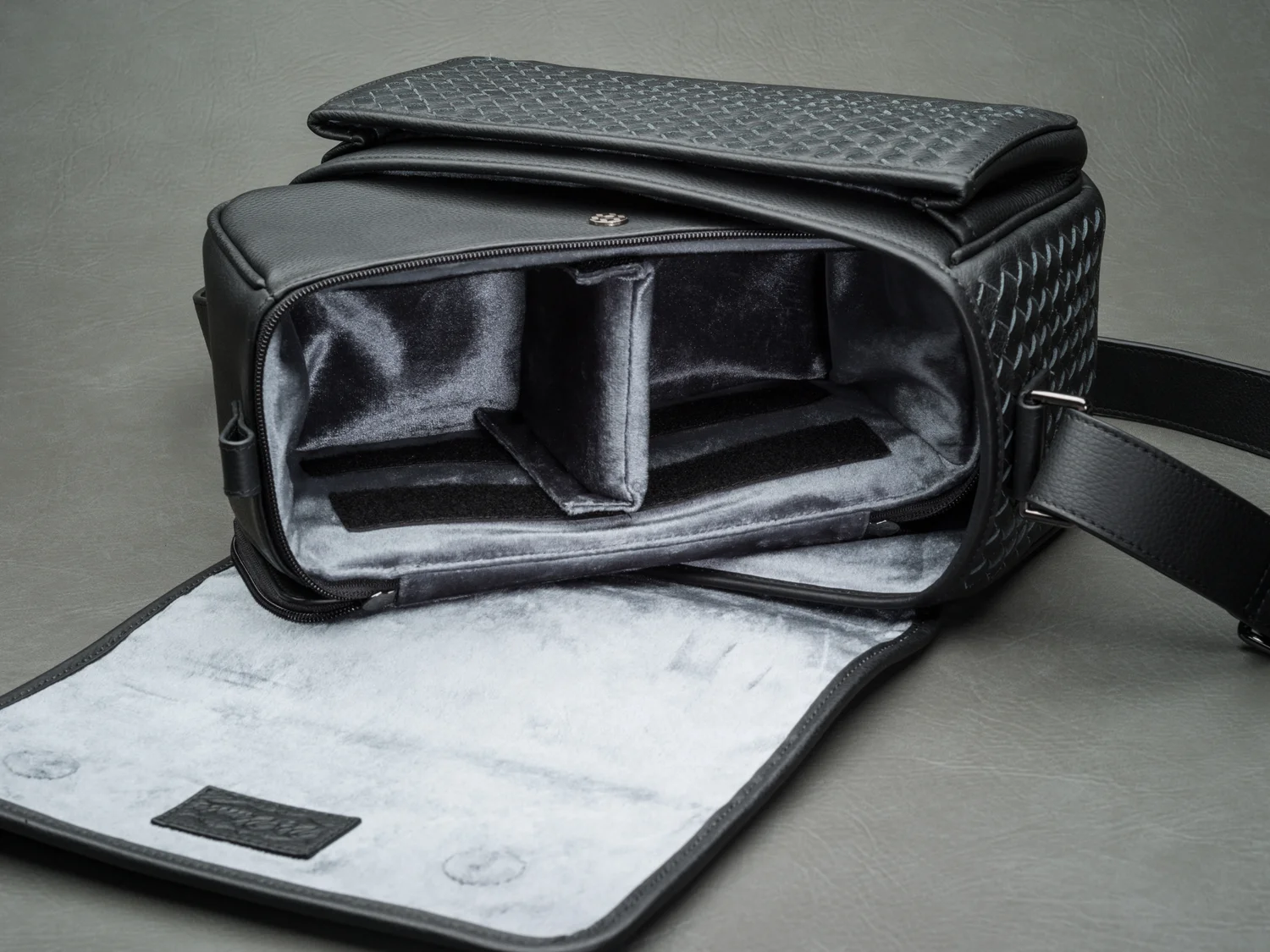 designer camera bag woven leather bag in a bag vi vante