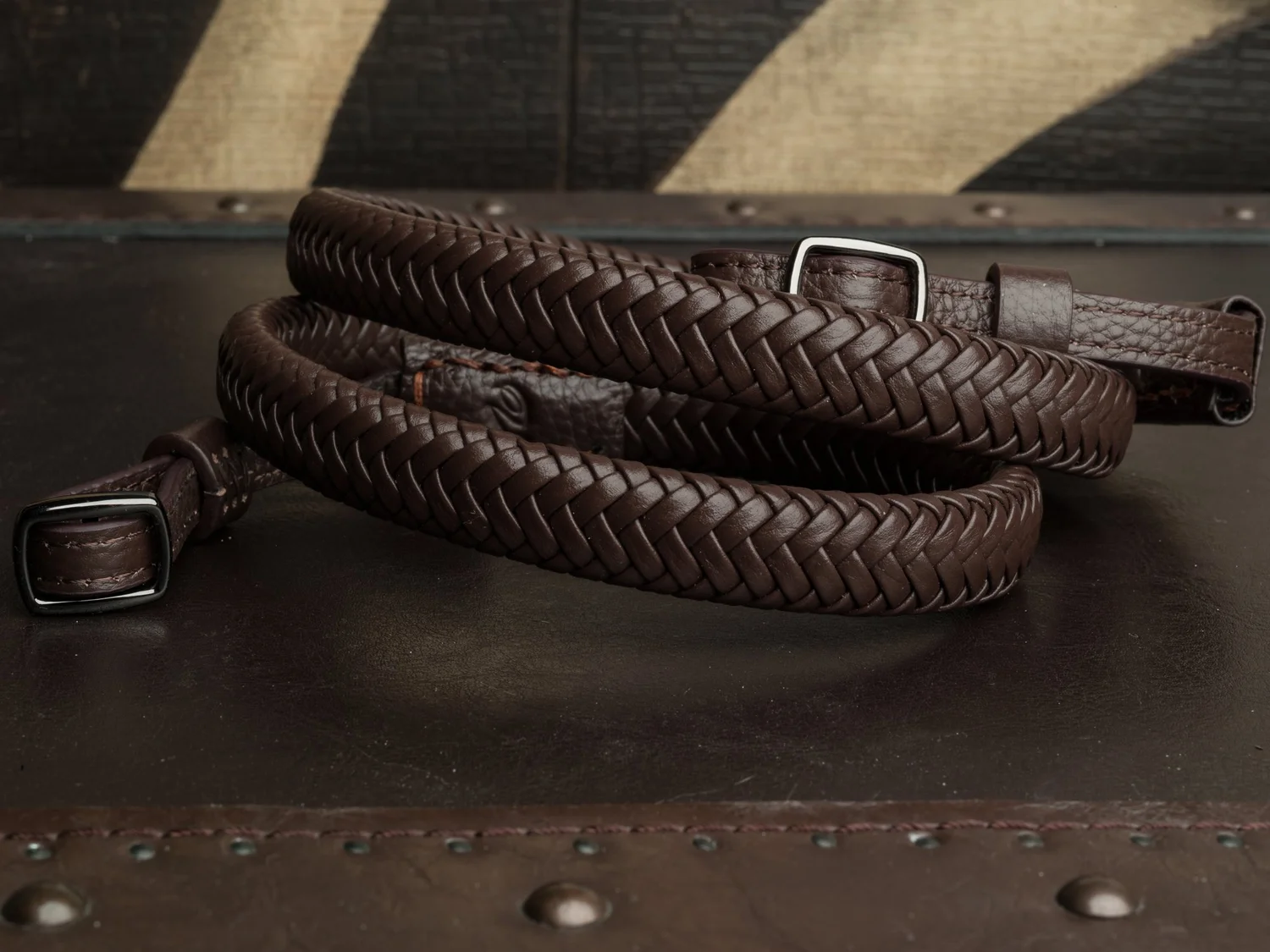 Vi Vante Matador COCO Brown braided leather for SL Slotted Strap Mount, image 1