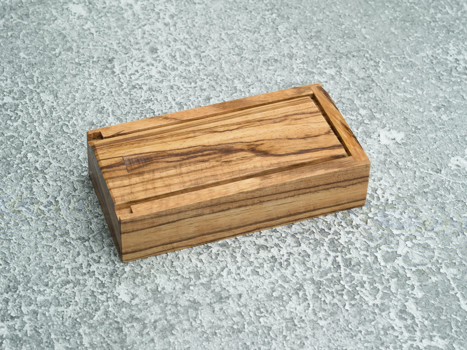 Vi Vante Memory Card Storage Box in Zebrawood Handcrafted, image 2