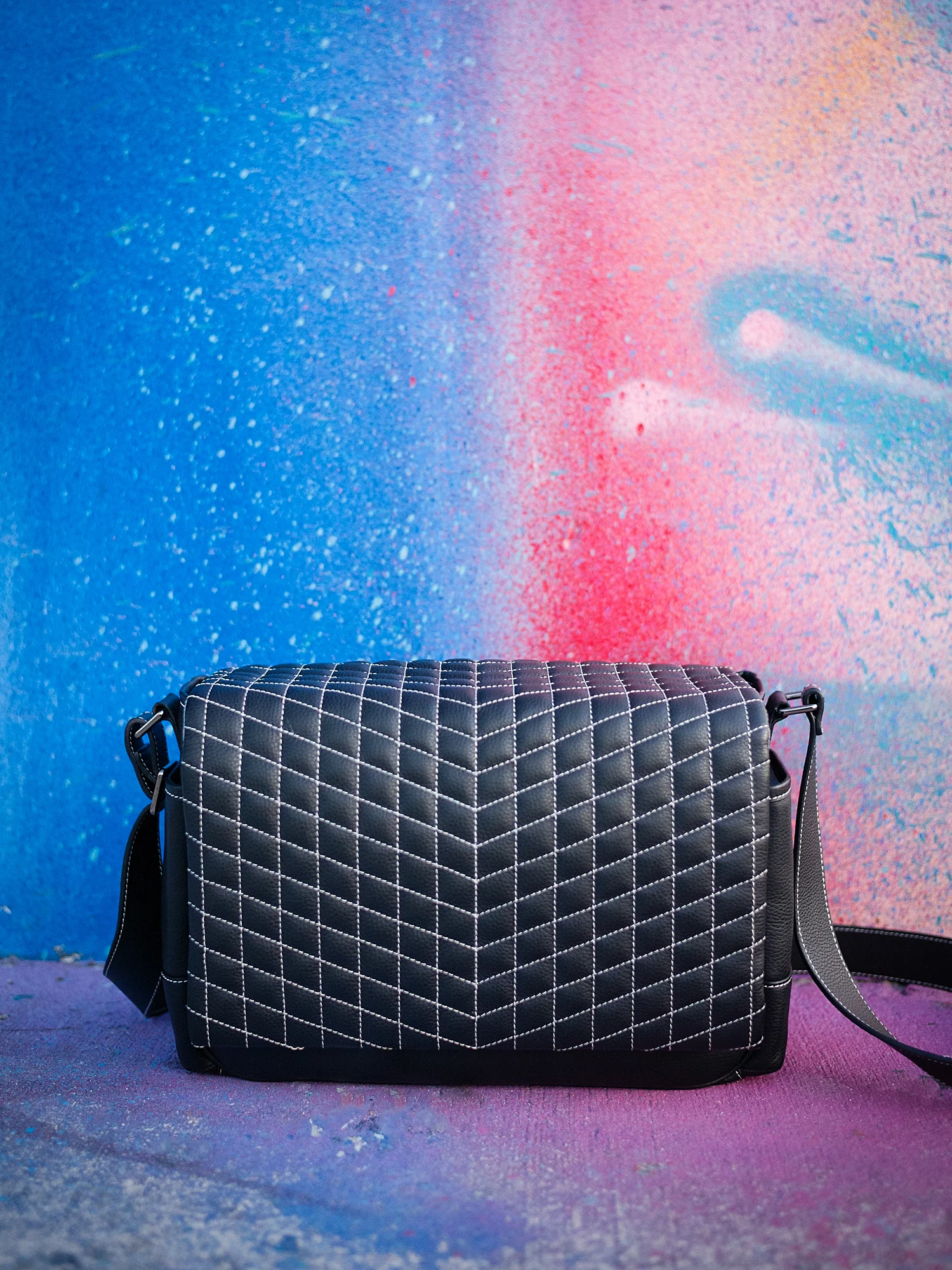 Vi Vante "Exotic" Full Size Quilted Leather Bag , image 36