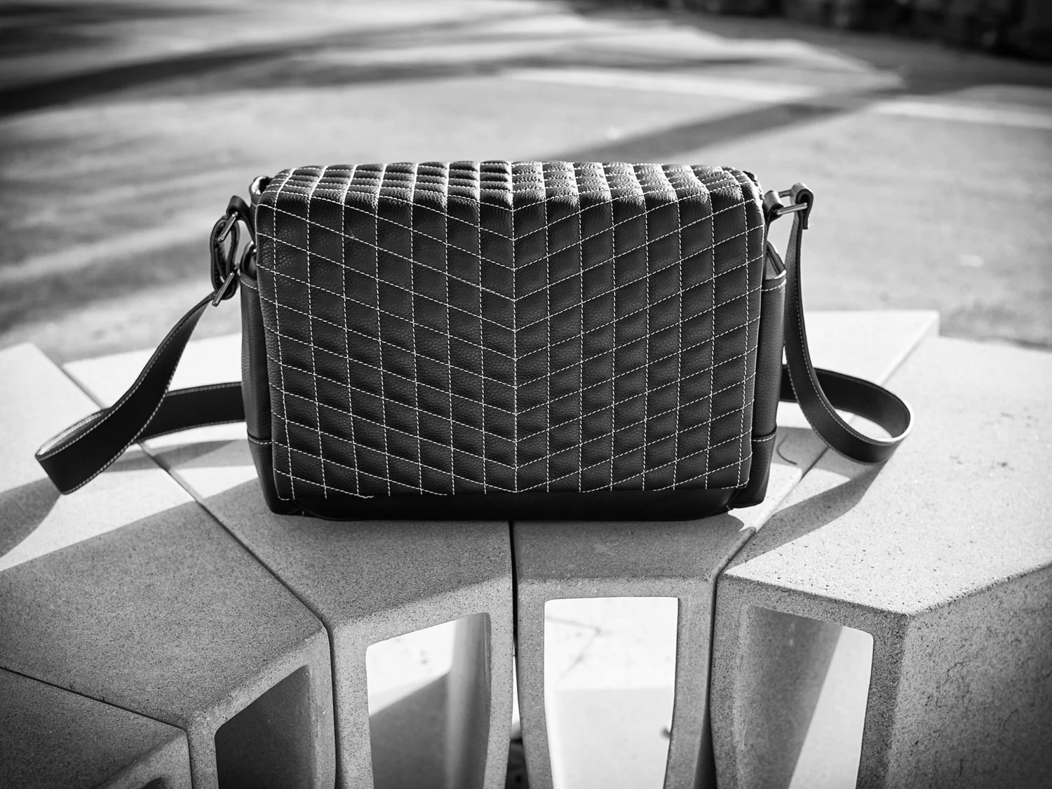 Vi Vante "Exotic" Full Size Quilted Leather Bag , image 44