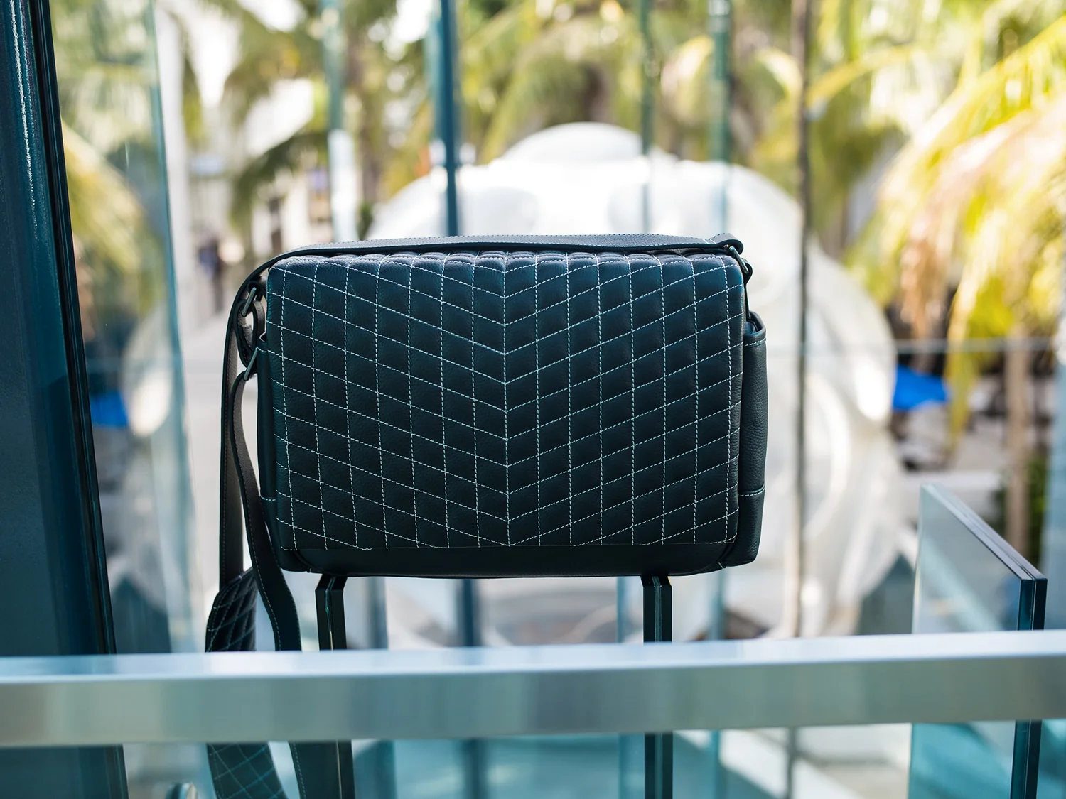 Vi Vante "Exotic" Full Size Quilted Leather Bag , image 45