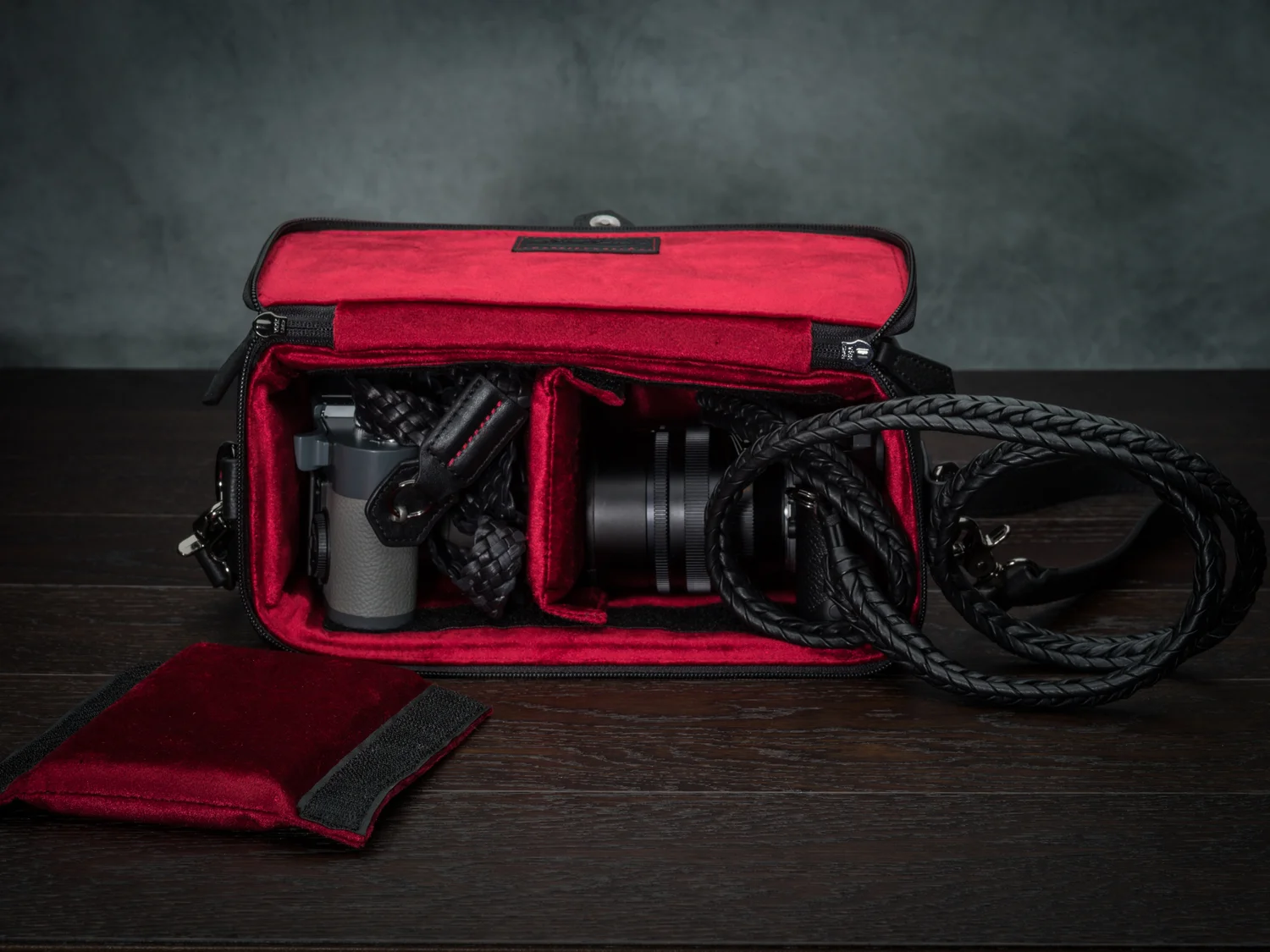 "The Outlander" Leather Camera Bag by Vi Vante , image 7